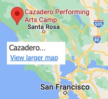 Cazadero Camp Location