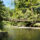 Cazadero's iconic suspension bridge over Austin Creek